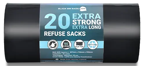 Heavy Duty Black bin bags